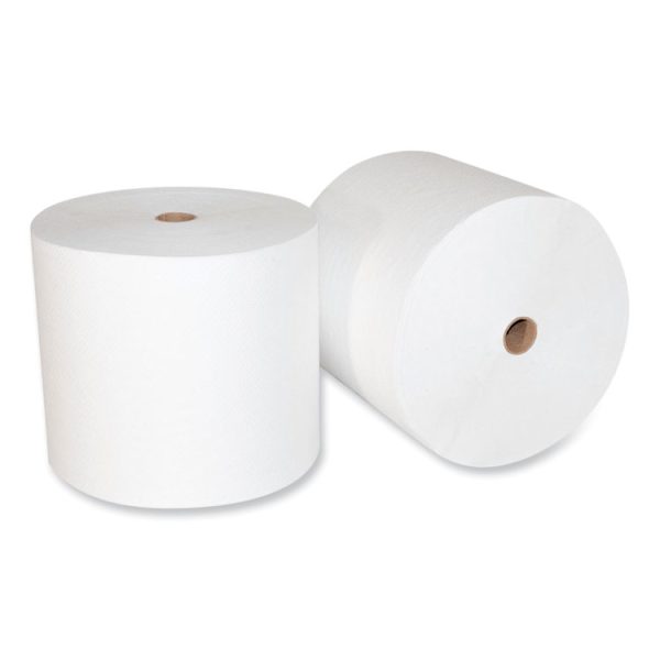 Valay Proprietary Roll Towels, 1-Ply, 7" x 800 ft, White, 6 Rolls/Carton - Image 6