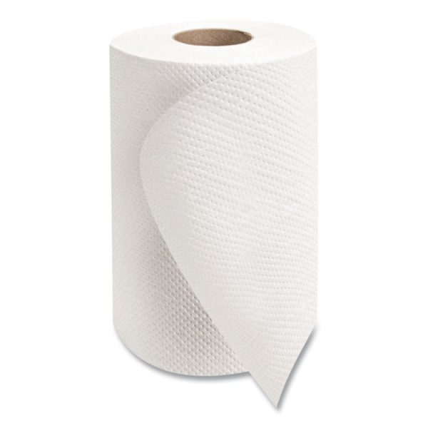 Morsoft Universal Roll Towels, 1-Ply, 8" x 350 ft, White, 12 Rolls/Carton - Image 6