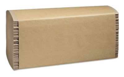 100% Recycled Folded Paper Towels, Multi-Fold, 1-Ply, 9.5 x 9.25, Natural, 250/Pack, 16 Packs/Carton