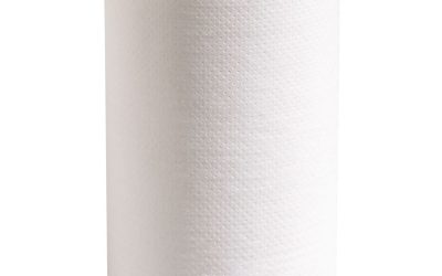 100% Recycled Hardwound Roll Paper Towels, 1-Ply, 7.88″ x 350 ft, White, 12 Rolls/Carton