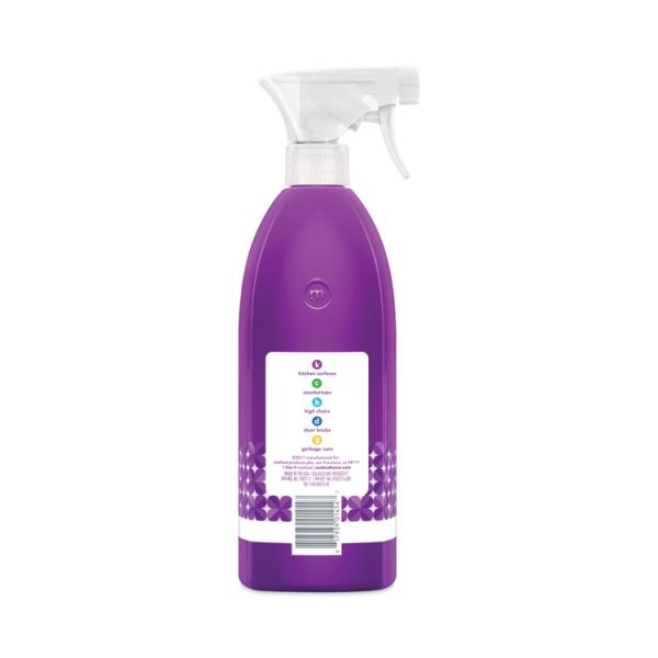Antibac All-Purpose Cleaner, Wildflower, 28 Oz Spray Bottle, 8/carton - Image 2