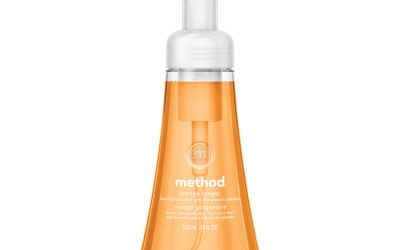 Foaming Hand Wash, Orange Ginger, 10 Oz Pump Bottle, 6/carton