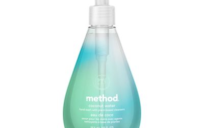 Gel Hand Wash, Coconut Waters, 12 Oz Pump Bottle, 6/carton