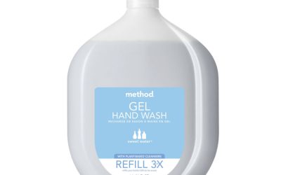 Gel Hand Wash Refill Tub, Sweetwater, 34 oz Tub, 4/Carton