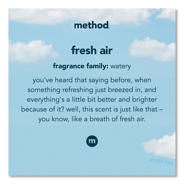 Laundry Detergent, Fresh Air Scent, 53.5 oz Bottle, 4/Carton - Image 4