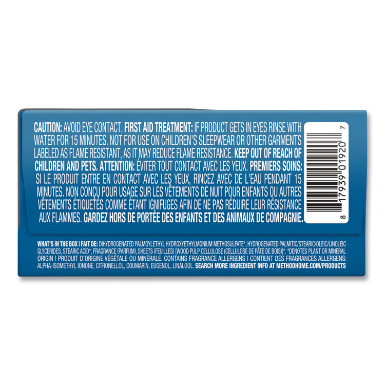 Dryer Sheets, Fresh Air, 80/Box, 6 Boxes/Carton - Image 3