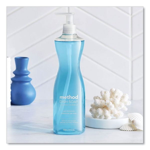 Dish Soap Pump, Hour-Glass Bottle Shape, Sea Minerals Scent, 18 oz Pump Bottle, 6/Carton - Image 3