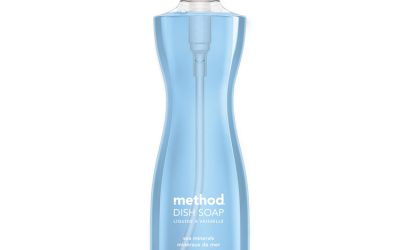 Dish Soap Pump, Hour-Glass Bottle Shape, Sea Minerals Scent, 18 oz Pump Bottle, 6/Carton