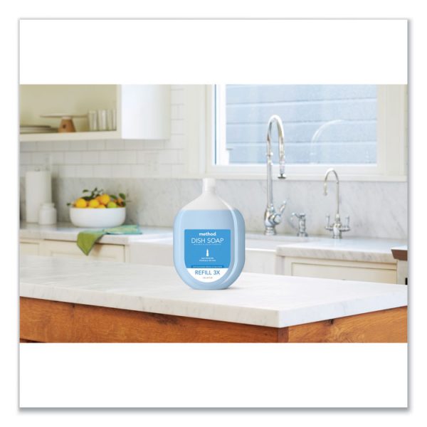 Dish Soap Refill Tub, Sea Minerals Scent, 54 oz Tub, 4/Carton - Image 4
