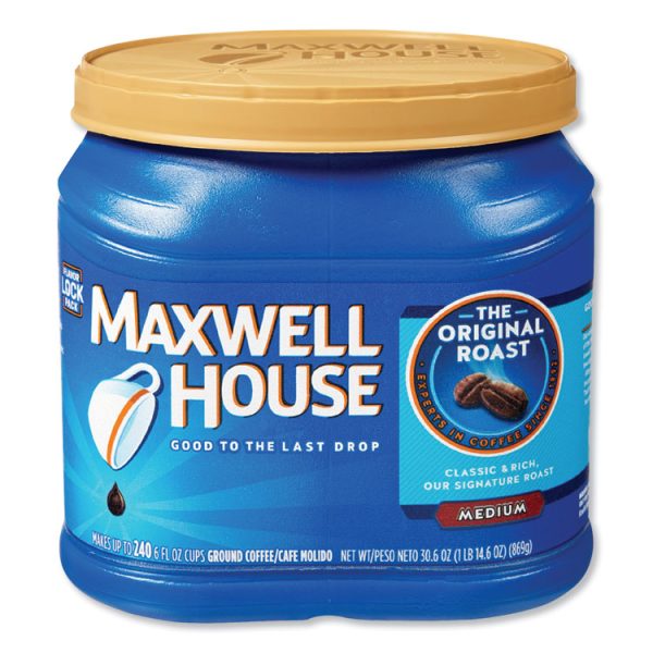 Coffee, Ground, Original Roast, 30.6 Oz Canister, 6 Canisters/carton - Image 2