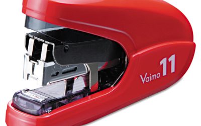 Vaimo Stapler, 35-Sheet Capacity, Red