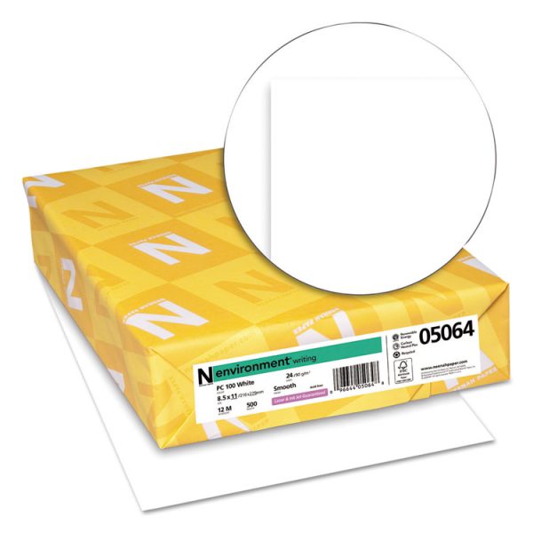 ENVIRONMENT Stationery Paper, 95 Bright, 24 lb Bond Weight, 8.5 x 11, White, 500/Ream - Image 2