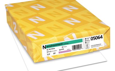 ENVIRONMENT Stationery Paper, 95 Bright, 24 lb Bond Weight, 8.5 x 11, White, 500/Ream