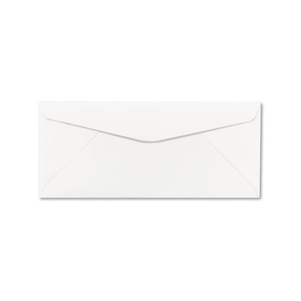 Classic Crest #10 Envelope, Commercial Flap, Gummed Closure, 4.13 X 9.5, Avon Brilliant White, 500/box - Image 3