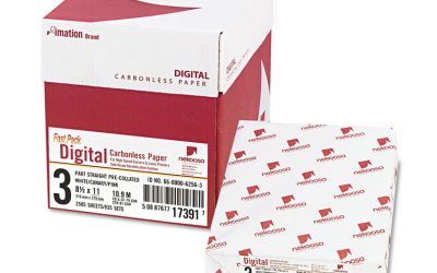 Fast Pack Carbonless 3-Part Paper, 8.5 X 11, White/canary/pink, 500 Sheets/ream, 5 Reams/carton
