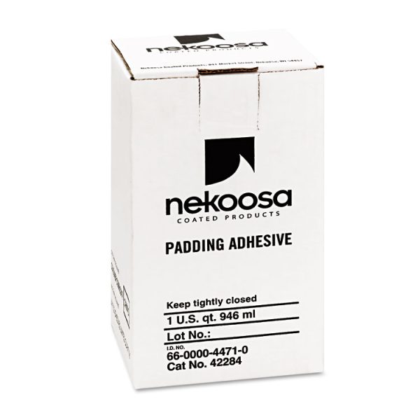 Fan-Out Padding Adhesive, 32 Oz, Dries Clear - Image 2