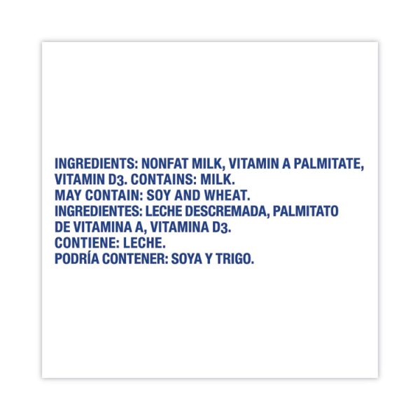 Instant Nonfat Dry Milk, Unsweetened, 22.75 Oz Canister, 4/Carton - Image 4