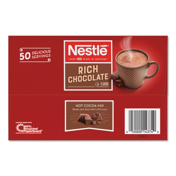 Hot Cocoa Mix, Rich Chocolate, 0.71 Oz Packets, 50/box, 6 Box/carton - Image 4