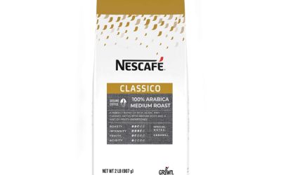 Classico 100% Arabica Roast Ground Coffee, Medium Blend, 2 Lb Bag, 6/Carton