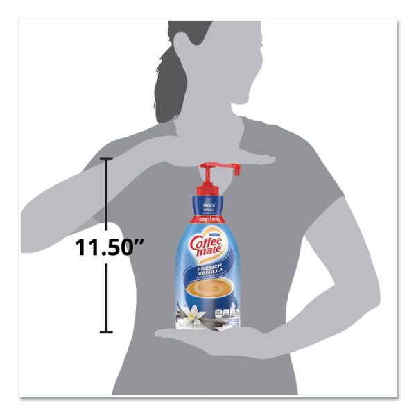 Liquid Coffee Creamer, French Vanilla, 1.5 Liter Pump Bottle, 2/carton - Image 3