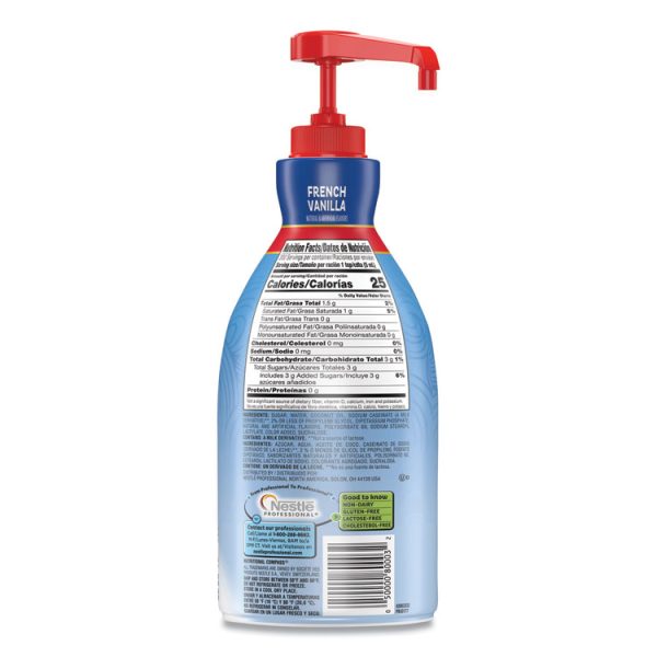 Liquid Coffee Creamer, French Vanilla, 1.5 Liter Pump Bottle, 2/carton - Image 2