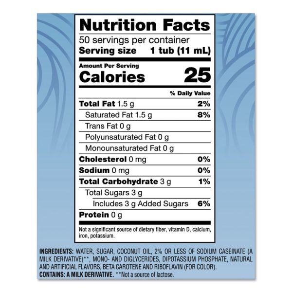 Liquid Coffee Creamer, French Vanilla, 0.38 Oz Mini Cups, 50/box, 4 Boxes/carton, 200 Total/carton - Image 5