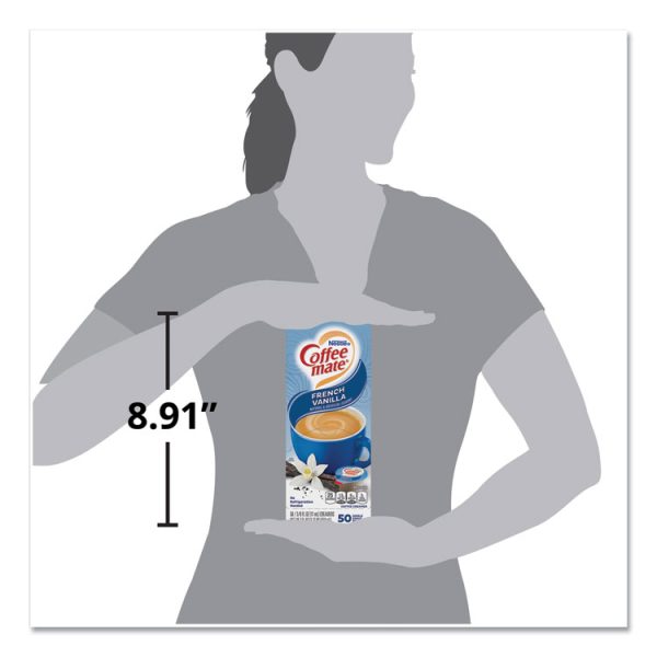 Liquid Coffee Creamer, French Vanilla, 0.38 Oz Mini Cups, 50/box, 4 Boxes/carton, 200 Total/carton - Image 6