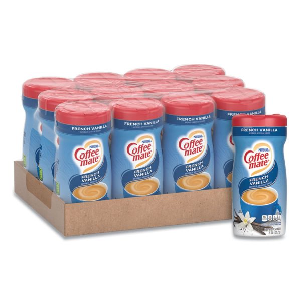 Non-Dairy Powdered Creamer, French Vanilla, 15 Oz Canister, 12/carton - Image 2
