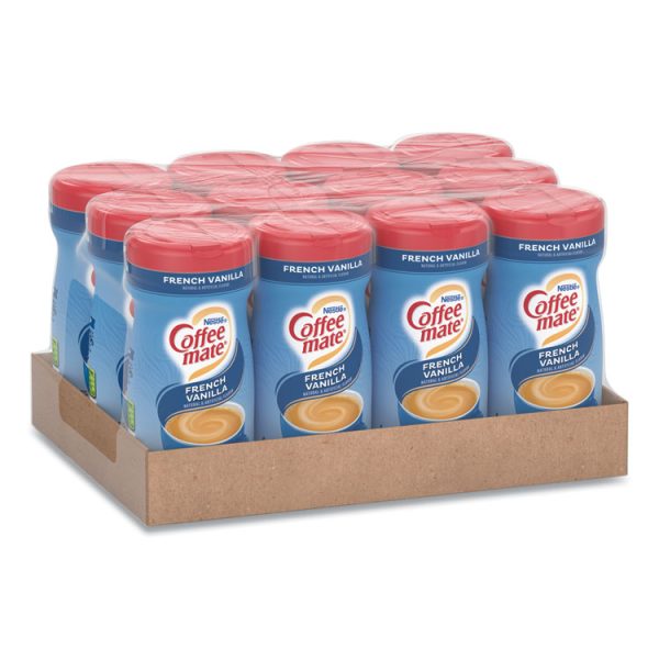Non-Dairy Powdered Creamer, French Vanilla, 15 Oz Canister, 12/carton