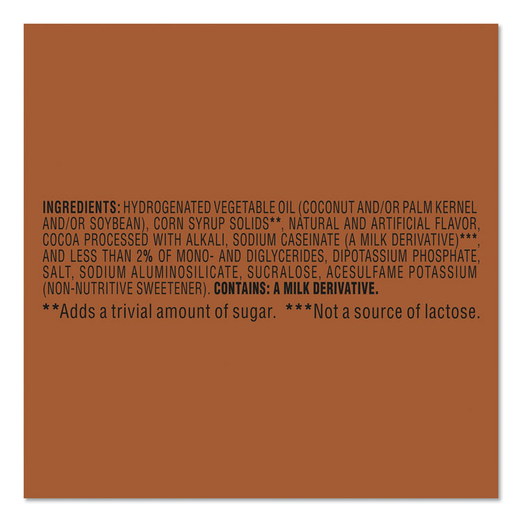 Sugar Free Chocolate Creme Powdered Creamer, 10.2 Oz, 6/carton - Image 3