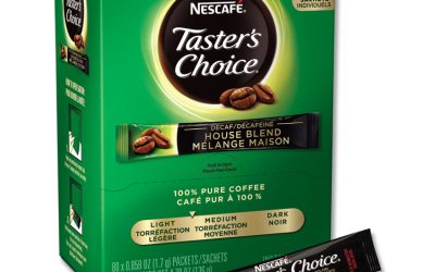 Taster’s Choice Stick Pack, Decaf, 0.06oz, 80/box, 6 Boxes/carton