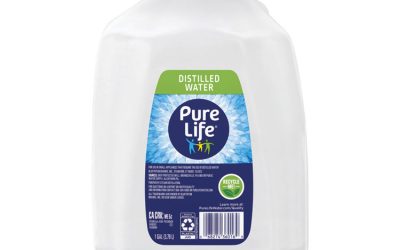 Distilled Water, 1 gal Bottle, 6 Bottles/Carton, 35 Cartons/Pallet