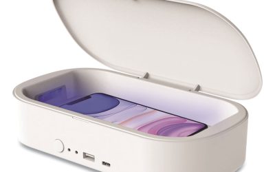 Portable Uv Sterilizer For Mobile Phones, White