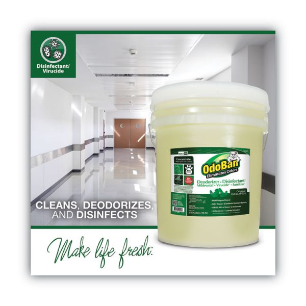 Concentrated Odor Eliminator And Disinfectant, Eucalyptus, 5 Gal Pail - Image 4