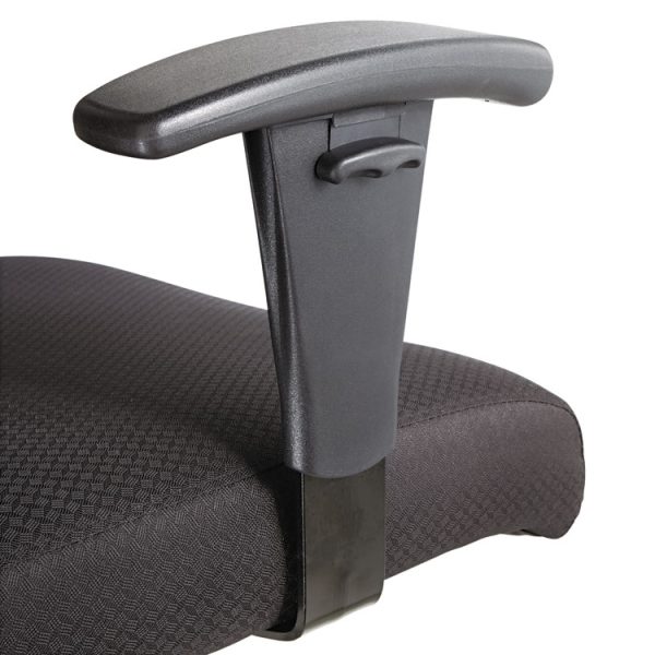 Big/tall Swivel/tilt Mid-Back Chair, Supports Up To 450 Lb, 19.29" To 23.22" Seat Height, Black - Image 5