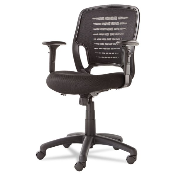 Swivel/tilt Mesh Task Chair, Supports Up To 250 Lb, 17.71" To 21.65" Seat Height, Black - Image 2