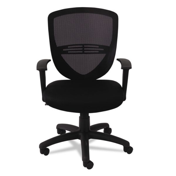 Swivel/tilt Mesh Mid-Back Task Chair, Supports Up To 250 Lb, 17.91" To 21.45" Seat Height, Black - Image 6