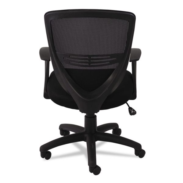 Swivel/tilt Mesh Mid-Back Task Chair, Supports Up To 250 Lb, 17.91" To 21.45" Seat Height, Black - Image 5