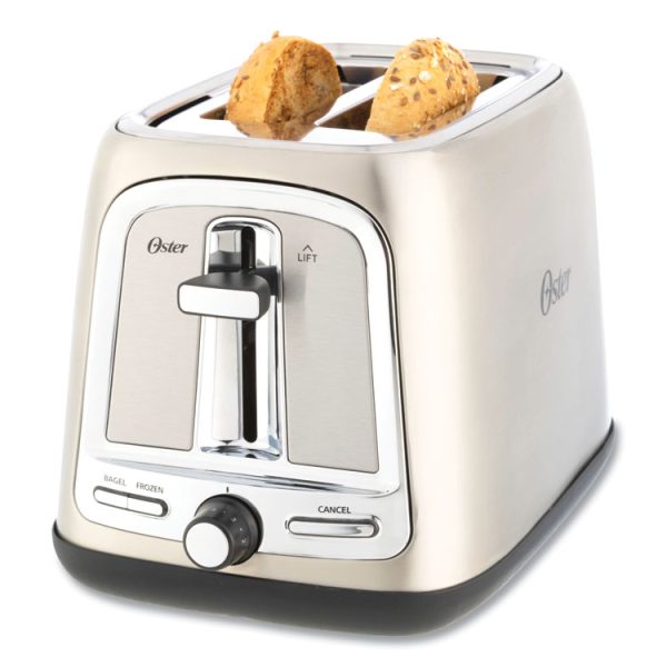 Extra Wide Slot Toaster, 2-Slice, 7.5 X 11 X 8, Stainless Steel