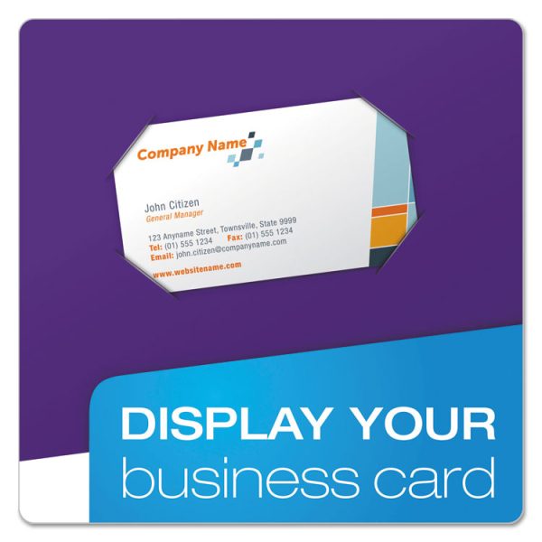 High Gloss Laminated Paperboard Folder, 100-Sheet Capacity, 11 X 8.5, Purple, 25/box - Image 5