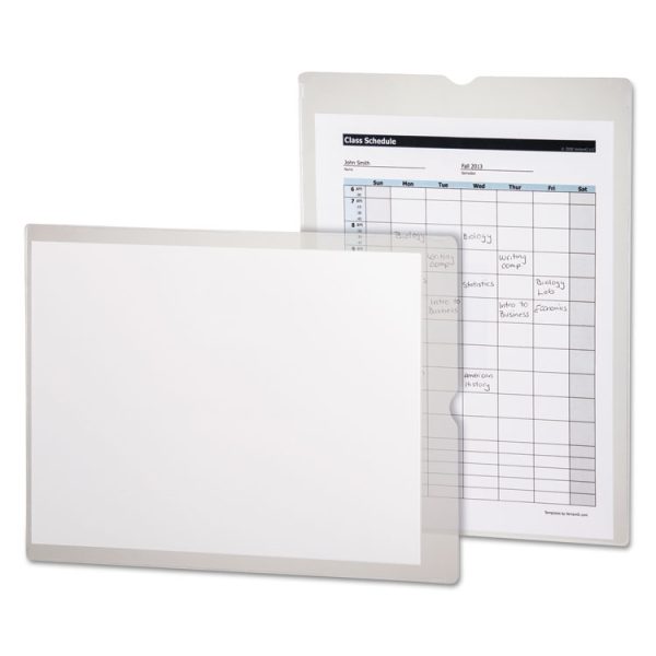 Utili-Jac Heavy-Duty Clear Plastic Envelopes, 9 X 12, 50/box - Image 2