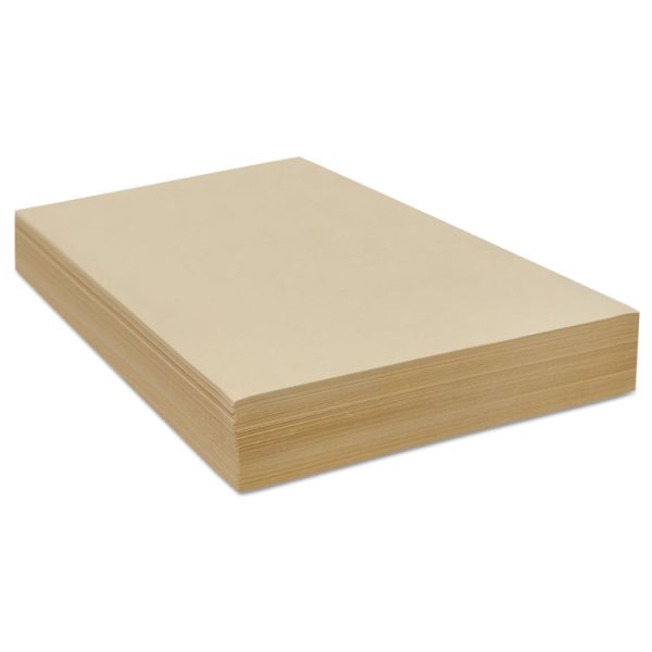 Cream Manila Drawing Paper, 50 lb Cover Weight, 18 x 24, Cream Manila, 500/Pack - Image 2