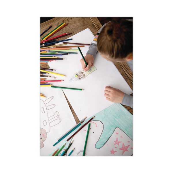 White Drawing Paper, 47 lb Text Weight, 12 x 18, Pure White, 500/Ream - Image 9