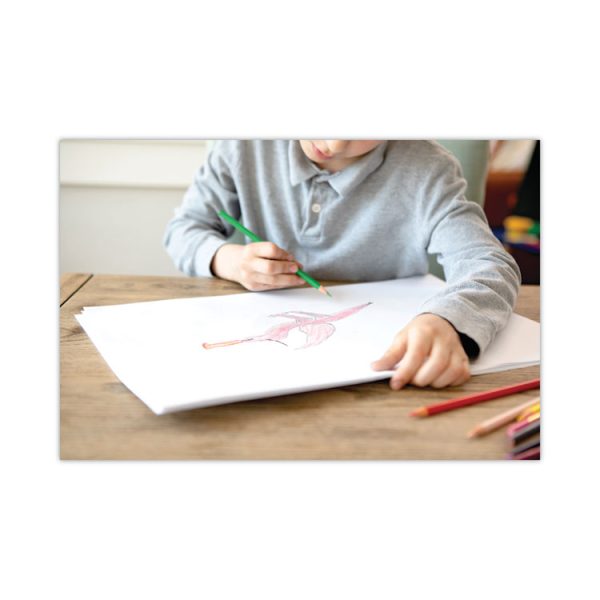 White Drawing Paper, 47 lb Text Weight, 12 x 18, Pure White, 500/Ream - Image 4