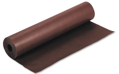 Rainbow Duo-Finish Colored Kraft Paper, 35 lb Wrapping Weight, 36″ x 1,000 ft, Brown