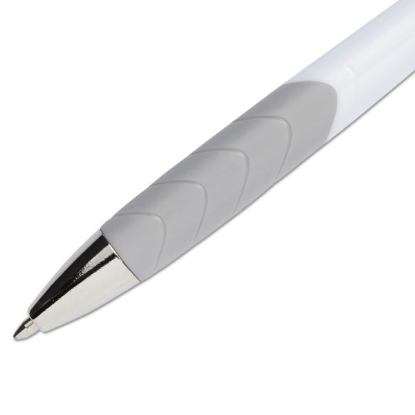 InkJoy 700 RT Ballpoint Pen, Retractable, Medium 1 mm, Blue Ink, White/Gray Barrel, Dozen - Image 5