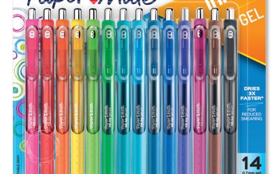 Inkjoy Gel Pen, Retractable, Medium 0.7 Mm, Assorted Ink And Barrel Colors, 14/pack
