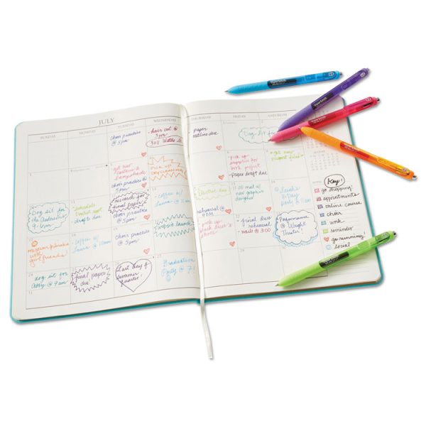 Inkjoy Gel Pen, Retractable, Medium 0.7 Mm, Assorted Ink And Barrel Colors, 20/pack - Image 7