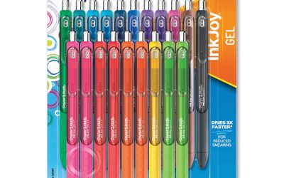 Inkjoy Gel Pen, Retractable, Medium 0.7 Mm, Assorted Ink And Barrel Colors, 20/pack