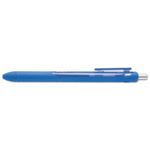 Inkjoy Gel Pen, Retractable, Medium 0.7 Mm, Blue Ink, Blue Barrel, Dozen - Image 5